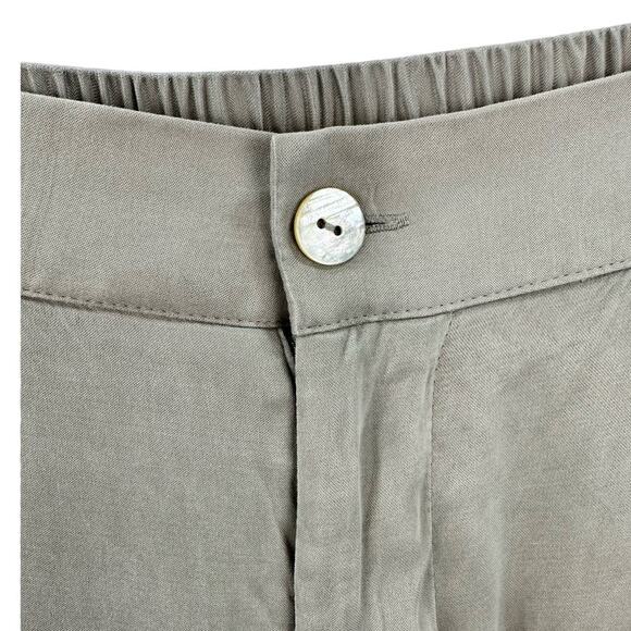Rumoured Riverside Trouser Pant Silky Gray Wide Leg High Rise size Large - Picture 5 of 8